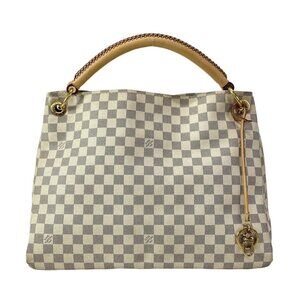LOUIS VUITTON Artsy MM N41174 Azur Damier CA3111 Handbag Damier Canvas